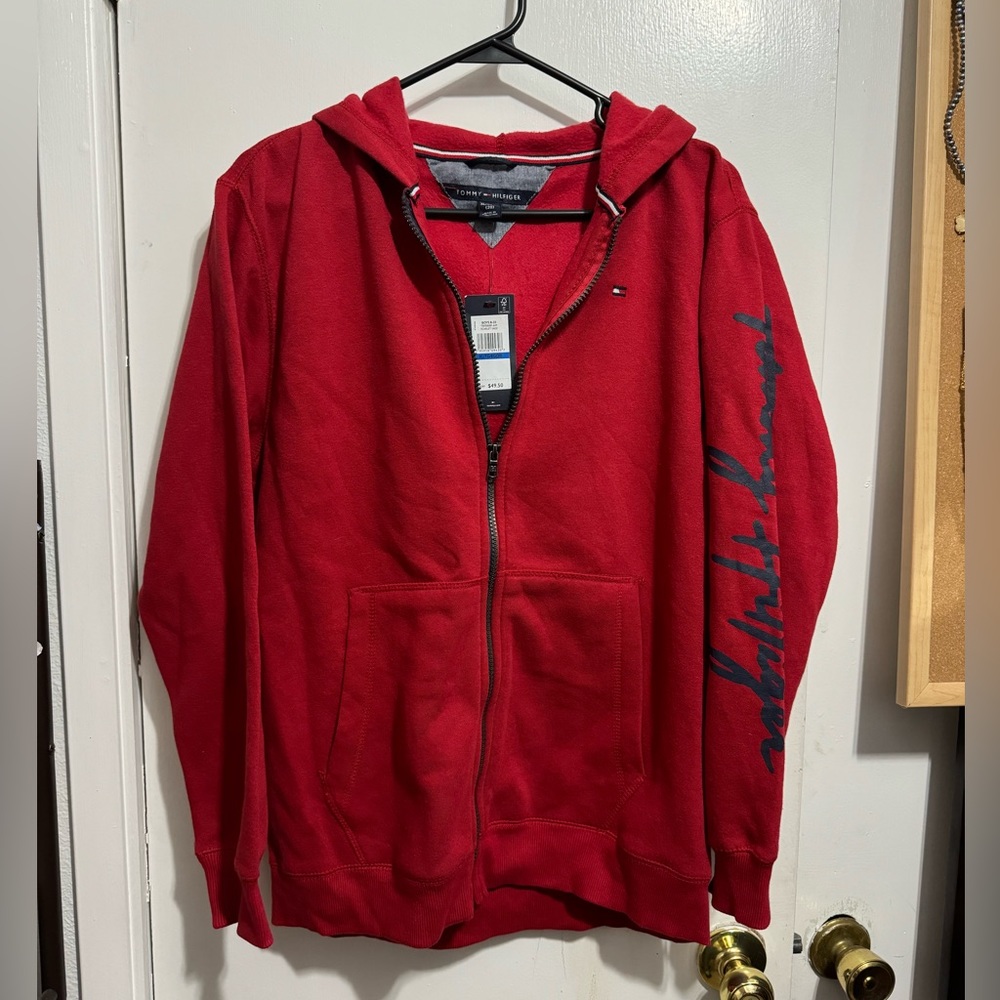 NWT Boys Tommy Hilfiger Full Zip Hoodie sz XL